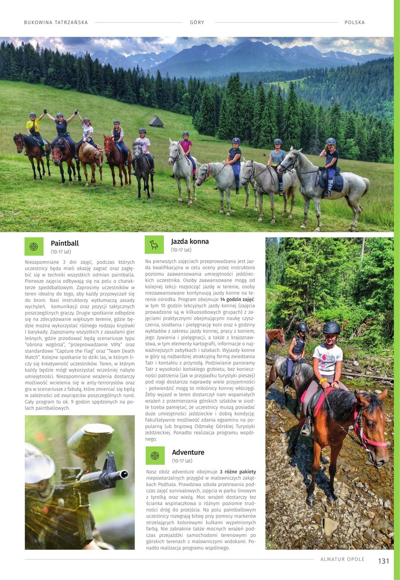 Gazetka: Obozy 2024 z Almatur - strona 131