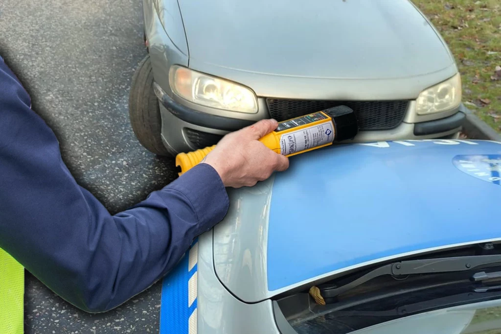 Przyjechał odebrać auto, ale zapomniał o dmuchaniu/News Lubuski/lublin.policja.gov.pl