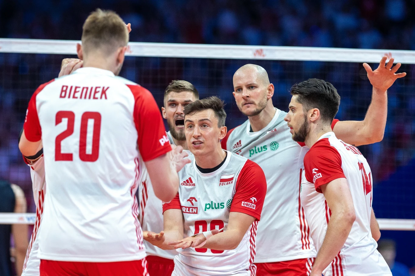 Jan Firlej (w środku) w reprezentacji Polski