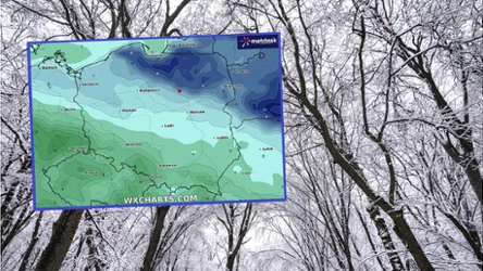 Najzimniej jest na północnym wschodzie kraju, jednak strefa mrozu i śniegu coraz bardziej rozszerza się na południe Polski