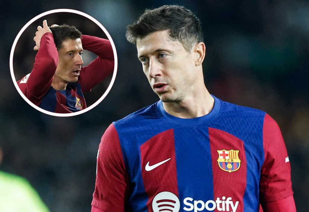 Robert Lewandowski w barwach FC Barcelona Robert Lewandowski w barwach FC Barcelona