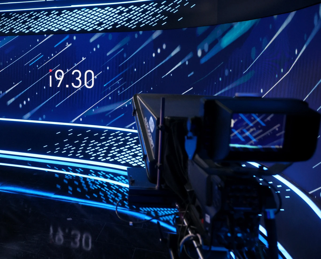 Studio programu "19.30". 