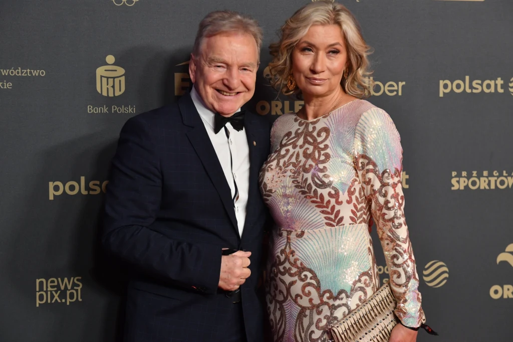 Prezes Polskiego Związku Zapaśniczego Andrzej Supron z żoną Edytą Supron