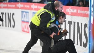 Tych scen w Bischofshofen nie było widać w telewizji. Ta akcja zapowiadana była już od kilku dni