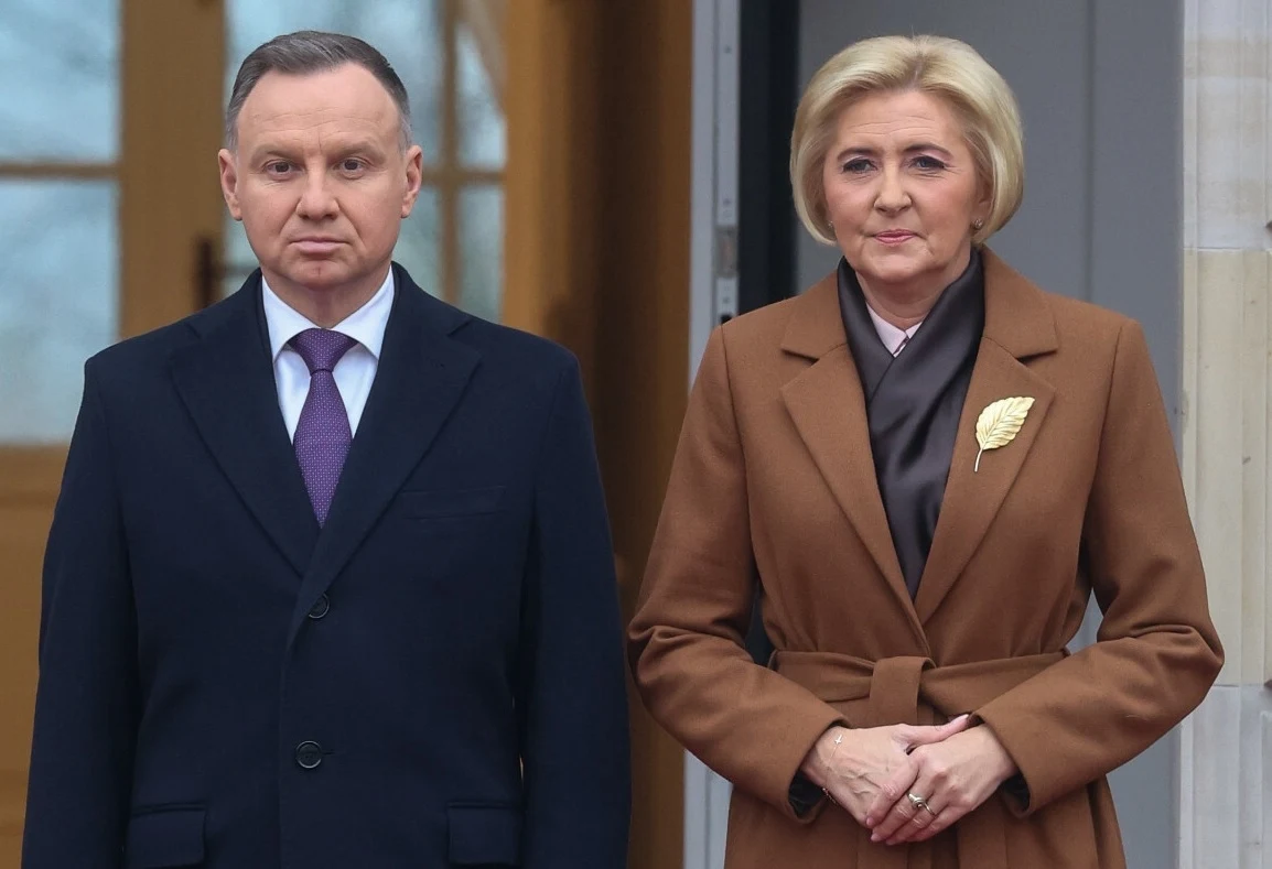 Agata Duda i jej mąż Andrzej Duda. Agata Duda i jej mąż Andrzej Duda.