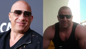 Vin Diesel i Jakub Bławat jak bracia-bliźniacy - zdjęcie po prawej pochodzi z Facebooka tego drugiego