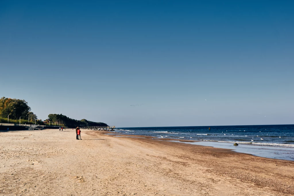 Plaża w miejscowości Sarbinowo