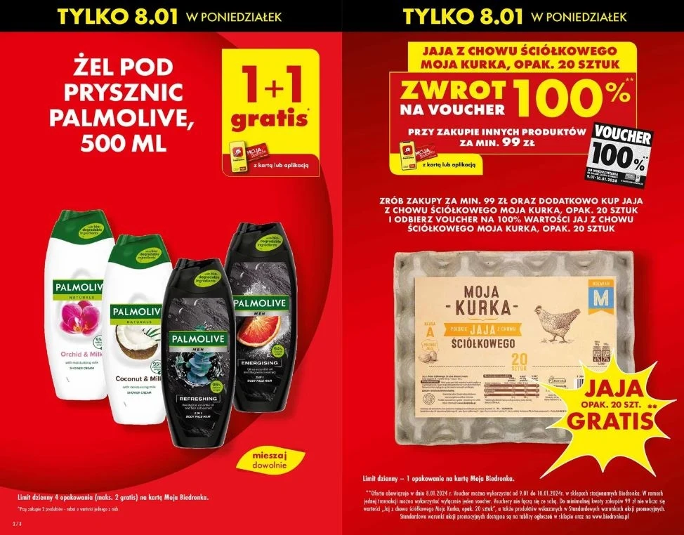 Biedronka zwraca pieniądze za niektóre produkty!
