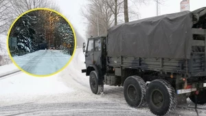 Hajnówka. Wypadek ciężarówki wojskowej z żołnierzami na Podlasiu. Lądowały dwa śmigłowce LPR