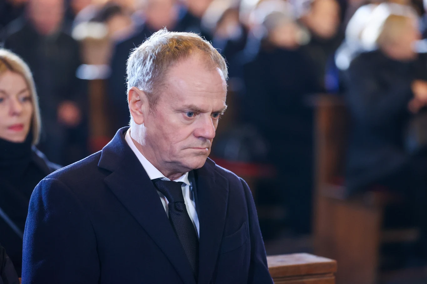 Na pogrzebie obecny był także premier Donald Tusk Na pogrzebie obecny był także premier Donald Tusk