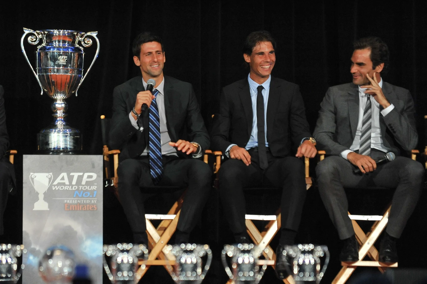 Roger Federer, Rafael Nadal i Novak Djoković Roger Federer, Rafael Nadal i Novak Djoković