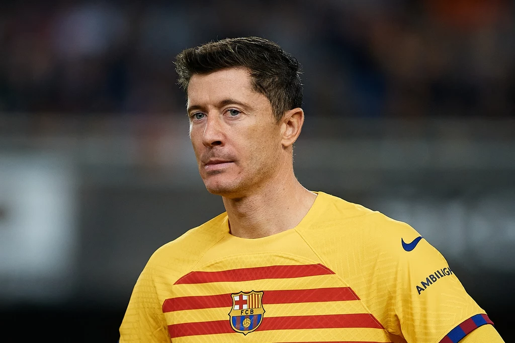 Robert Lewandowski w barwach FC Barcelona Robert Lewandowski w barwach FC Barcelona