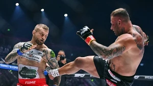 Marcin Wrzosek w walce z Piotrem Szeligą