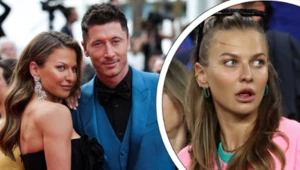 Robert Lewandowski - napastnik reprezentacji Polski i FC Barcelona - oraz jego żona Anna Lewandowska