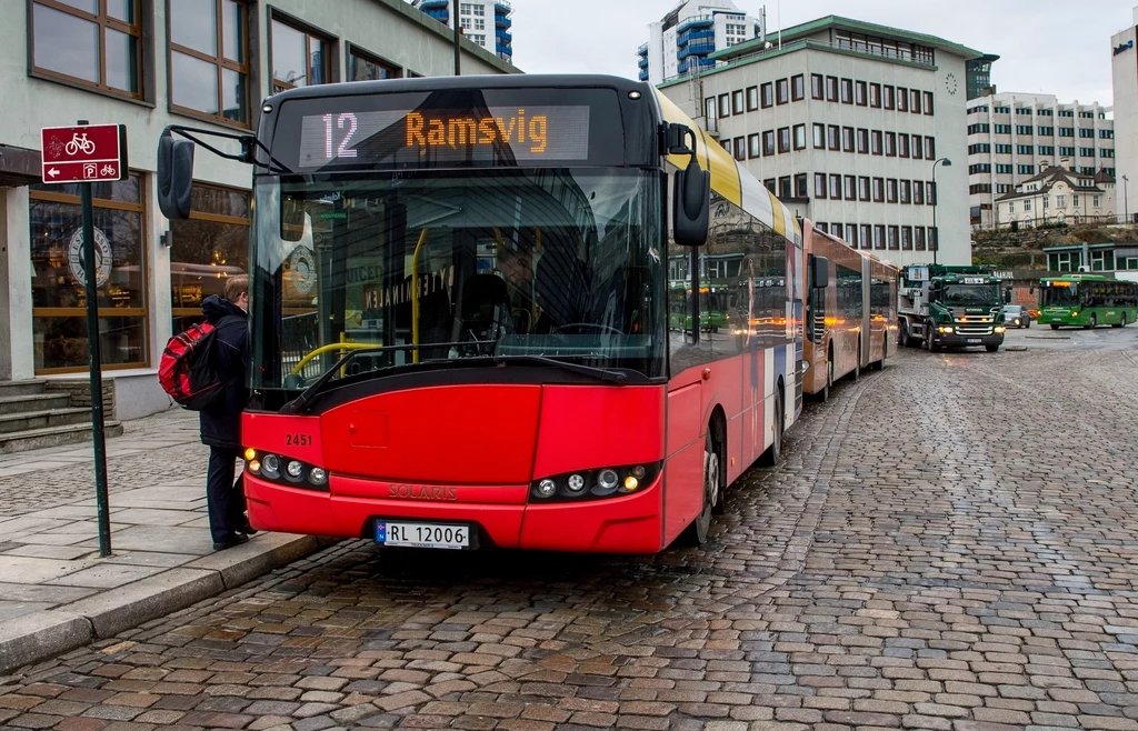 Elektryczne autobusy w Oslo znów nie radzą sobie z niskimi temperaturami