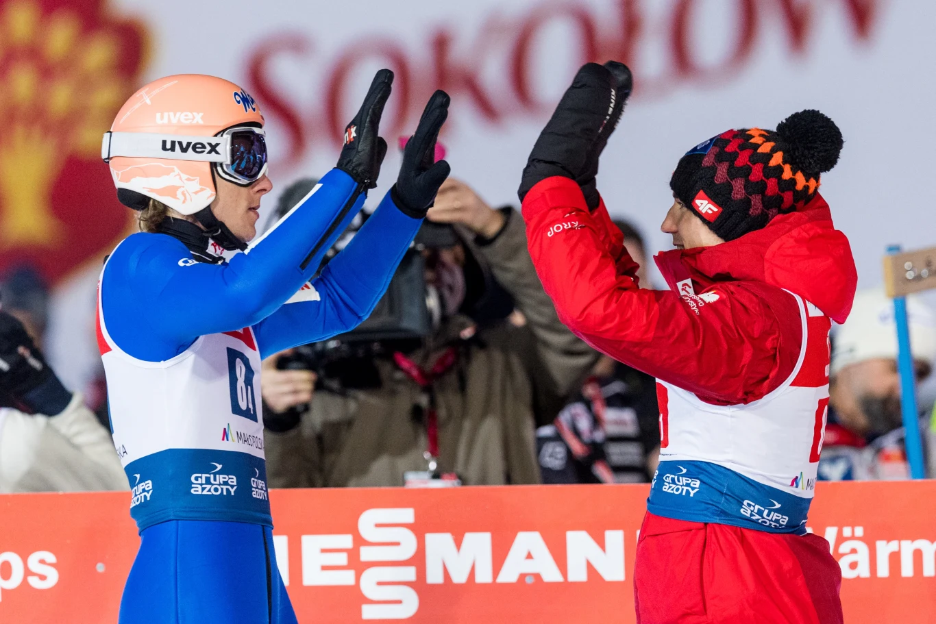 Dawid Kubacki i Kamil Stoch (Polska)