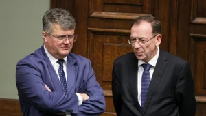 Maciej Wąsik oraz Mariusz Kamiński w Sejmie (zdj. arch.)