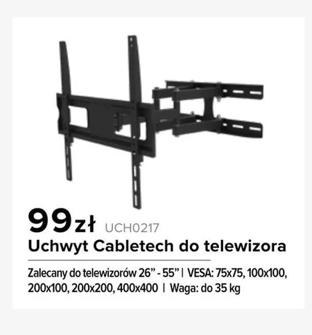 Uchwyt do telewizora Cabletech