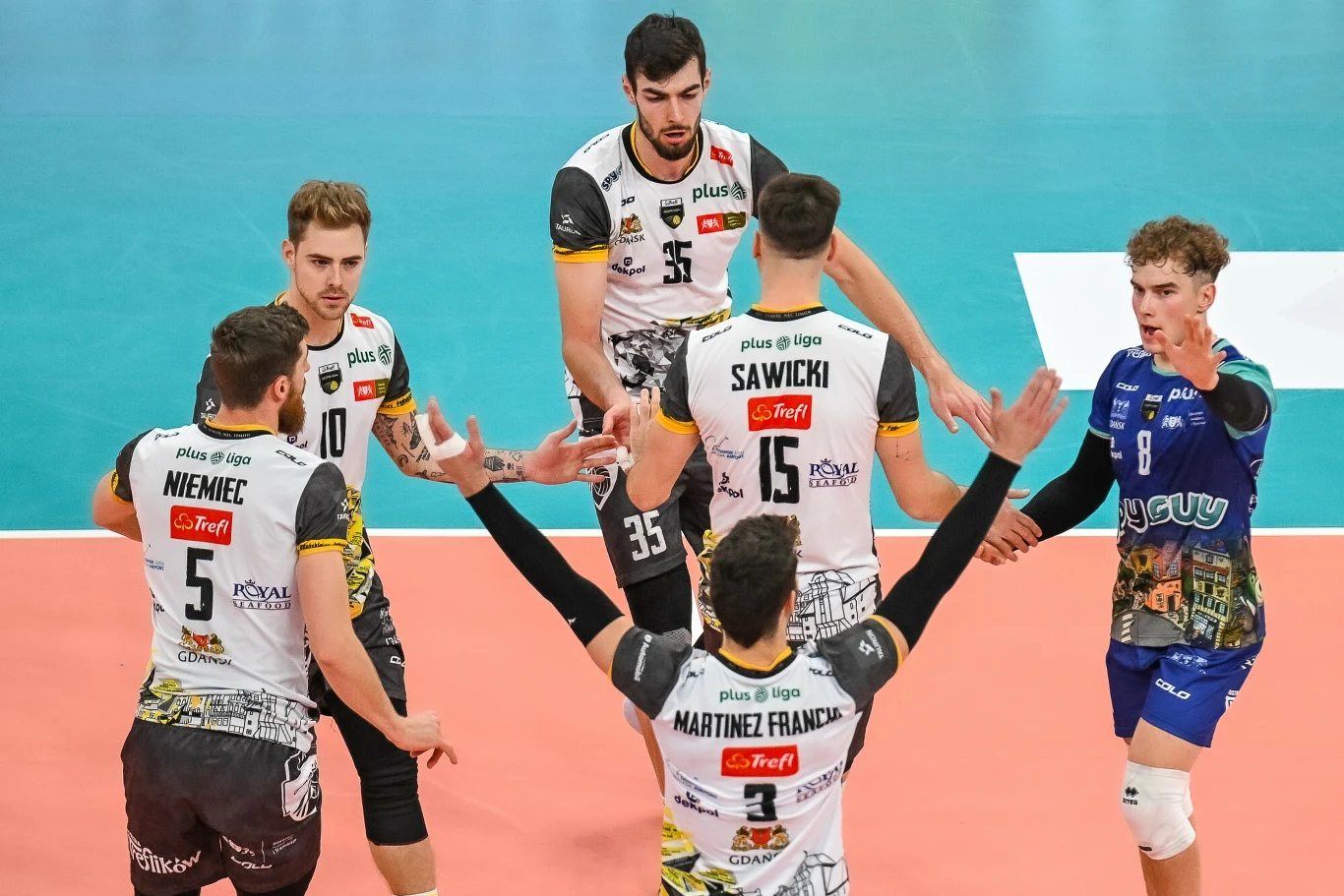 Trefl Gdańsk plasuje się obecnie na piątym miejscu w PlusLidze