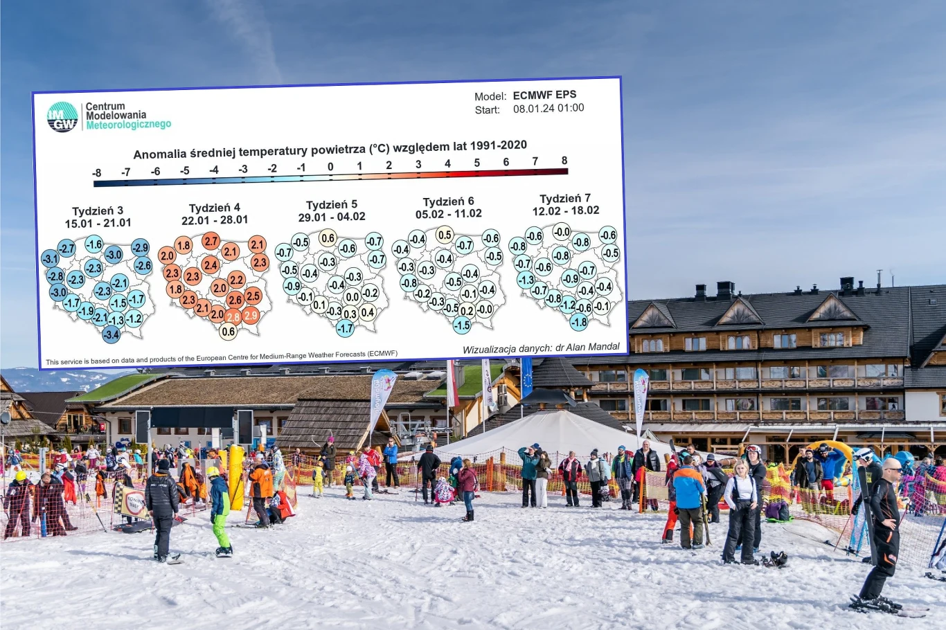 W połowie stycznia ma być chłodniej niż zazwyczaj. Według prognoz długoterminowych IMGW potem warunki się zmienią i przyjdzie wyraźne ocieplenie, które utrzyma się przez kilka dni W połowie stycznia ma być chłodniej niż zazwyczaj. Według prognoz długoterminowych IMGW potem warunki się zmienią i przyjdzie wyraźne ocieplenie, które utrzyma się przez kilka dni