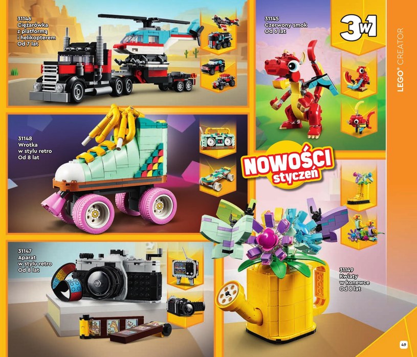 Gazetka: Katalog Lego styczeń - czerwiec 2024 - strona 49