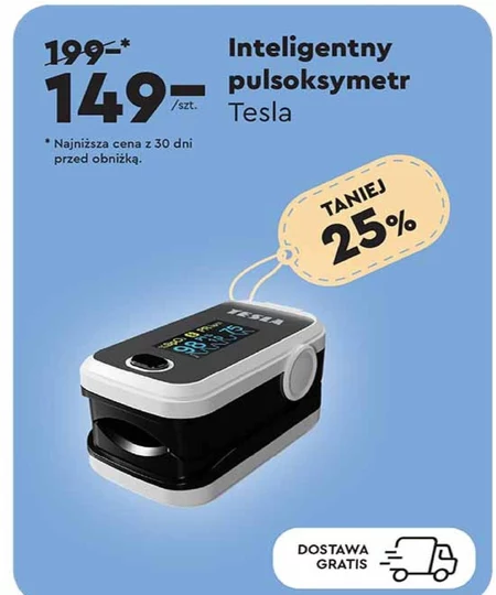 Pulsoksymetr Tesla
