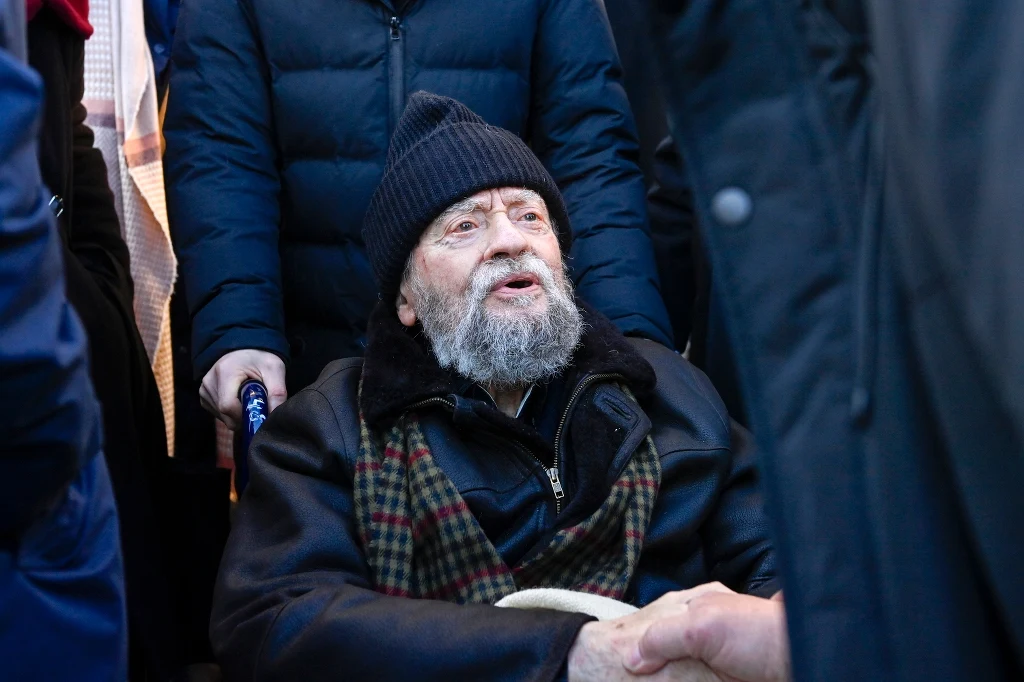 Pogrzeb Izabelli Cywińskiej; Janusz Michałowski Pogrzeb Izabelli Cywińskiej; Janusz Michałowski