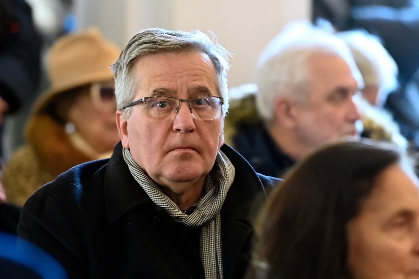 Pogrzeb Izabelli Cywińskiej; Bronisław Komorowski Pogrzeb Izabelli Cywińskiej; Bronisław Komorowski