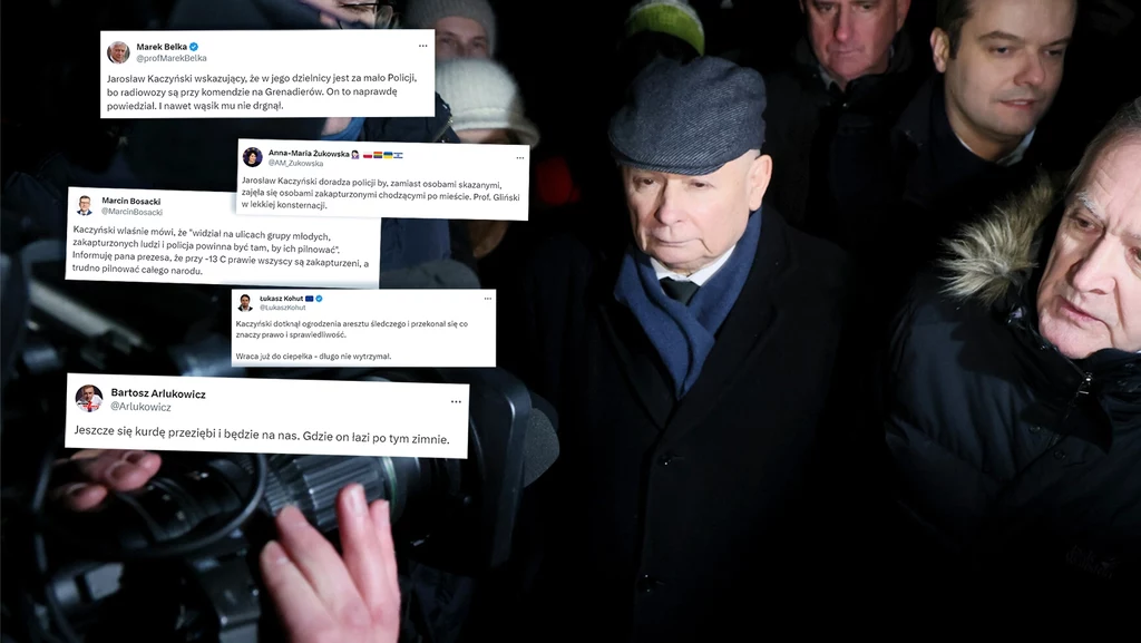 W sieci pojawiła się fala komentarzy po słowach Jarosława Kaczyńskiego przed aresztem śledczym W sieci pojawiła się fala komentarzy po słowach Jarosława Kaczyńskiego przed aresztem śledczym