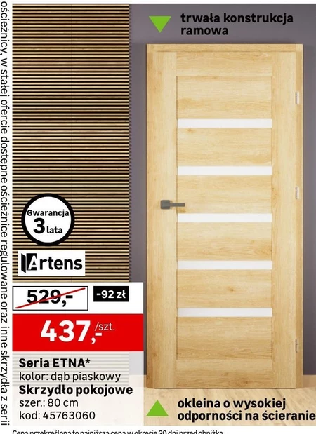 Skrzydło drzwiowe Artens