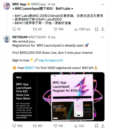 Odpowiedzi przejętego przez hakerów konta @Netgear pod postami @BRCapp Odpowiedzi przejętego przez hakerów konta @Netgear pod postami @BRCapp