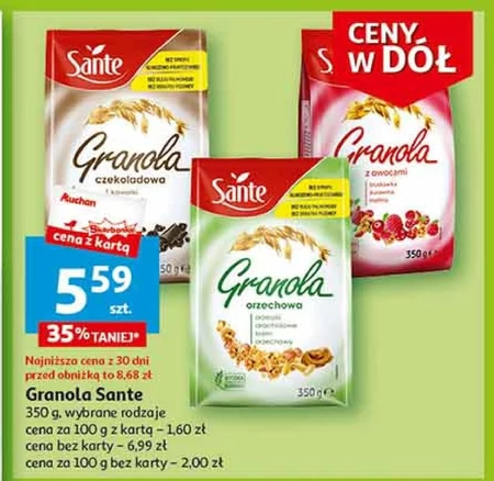 Sante Granola orzechowa 350 g