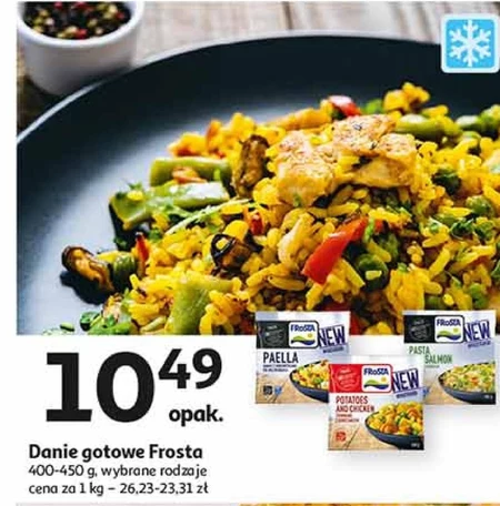 FRoSTA Paella z krewetkami i kurczakiem 400 g
