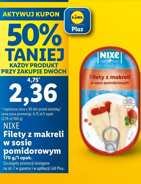 Filet z makreli Nixe