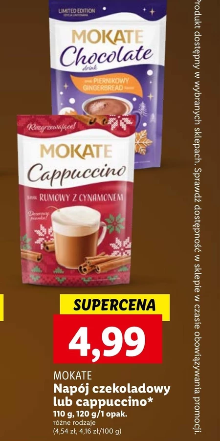 Napój czekoladowy Mokate