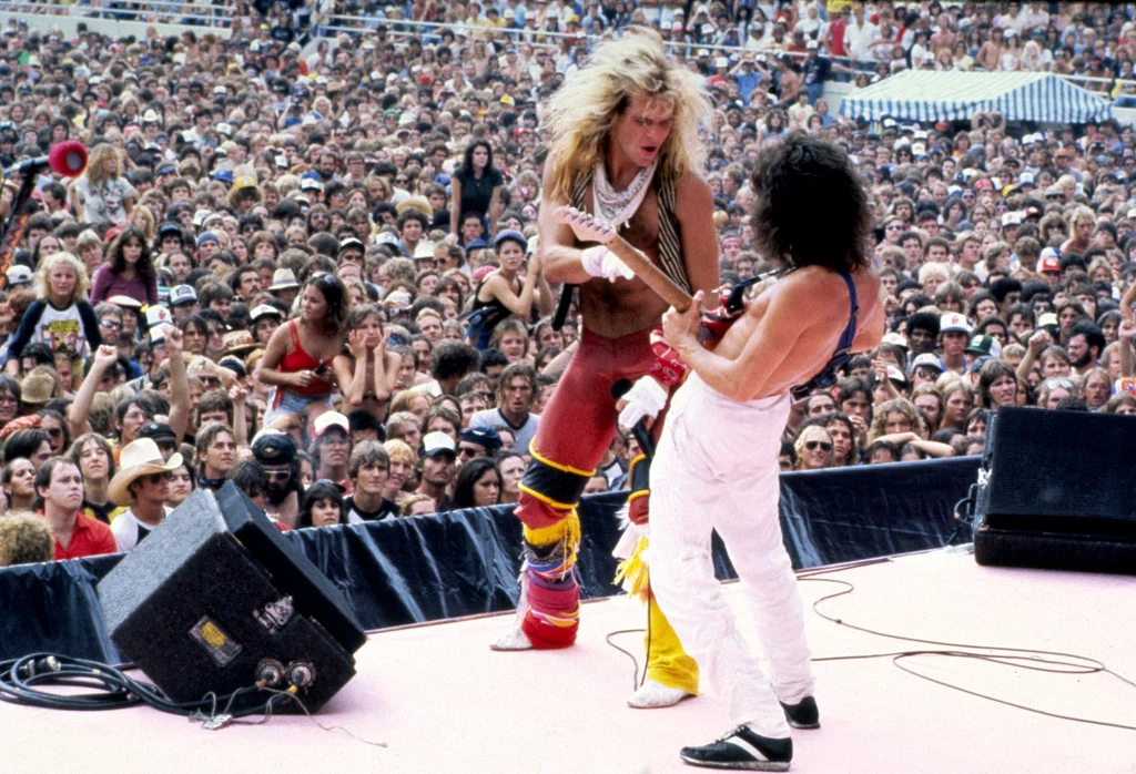 David Lee Roth i Eddie Van Halen (Van Halen) w 1984 r.