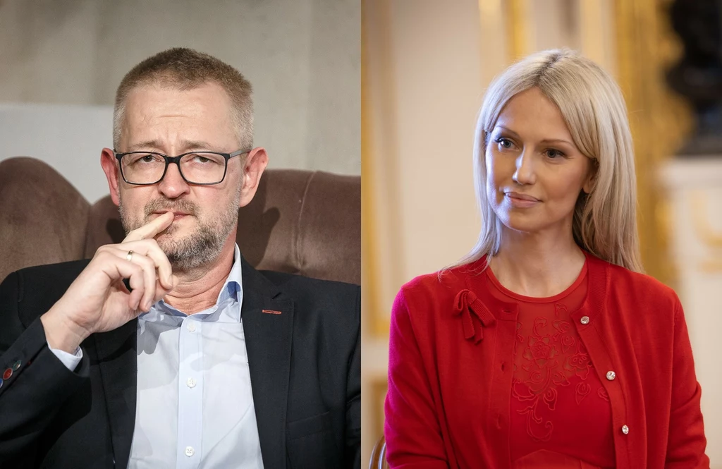 Rafał Ziemkiewicz i Magdalena Ogórek Rafał Ziemkiewicz i Magdalena Ogórek