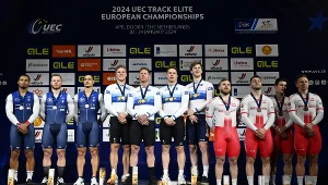 Rafał Sarnecki, Daniel Rochna, Mateusz Rudyk i Maciej Bielecki na podium