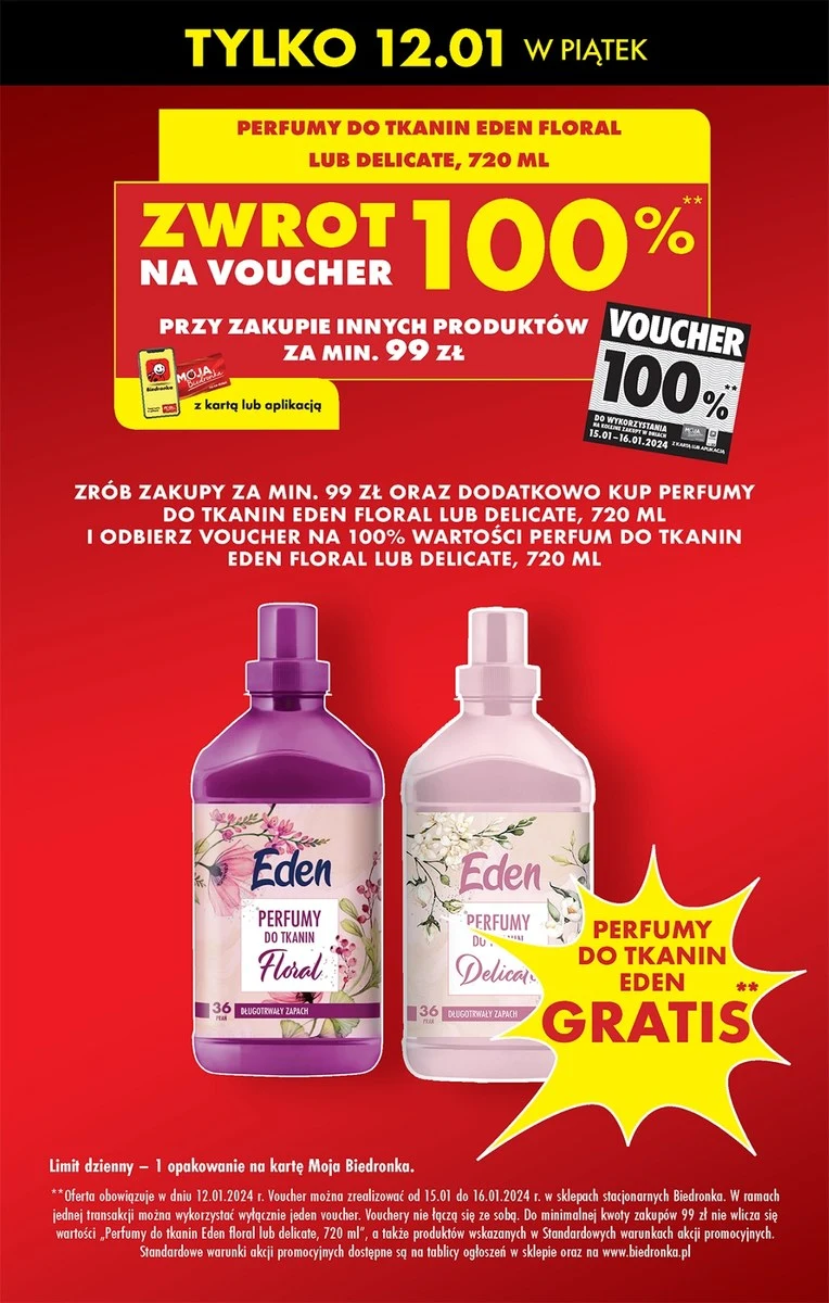 Perfumy do prania Eden to hit w Biedronce! 
