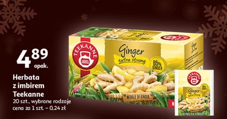Teekanne World of Ginger Herbatka imbirowa o smaku cytrynowym 35 g (20 x 1,75 g)