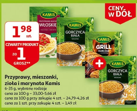 Kamis Gorczyca biała nasiona 30 g
