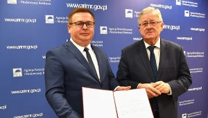 Nowy szef ARiMR Wojciech Legawiec i minister rolnictwa Czesław Siekierski