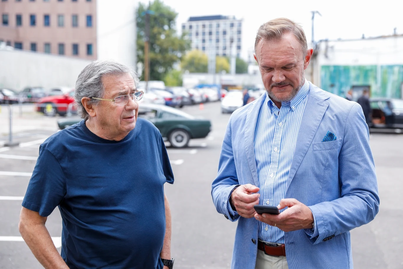 Gajos, Pazura i Stuhr znów spotkali się na planie Gajos, Pazura i Stuhr znów spotkali się na planie