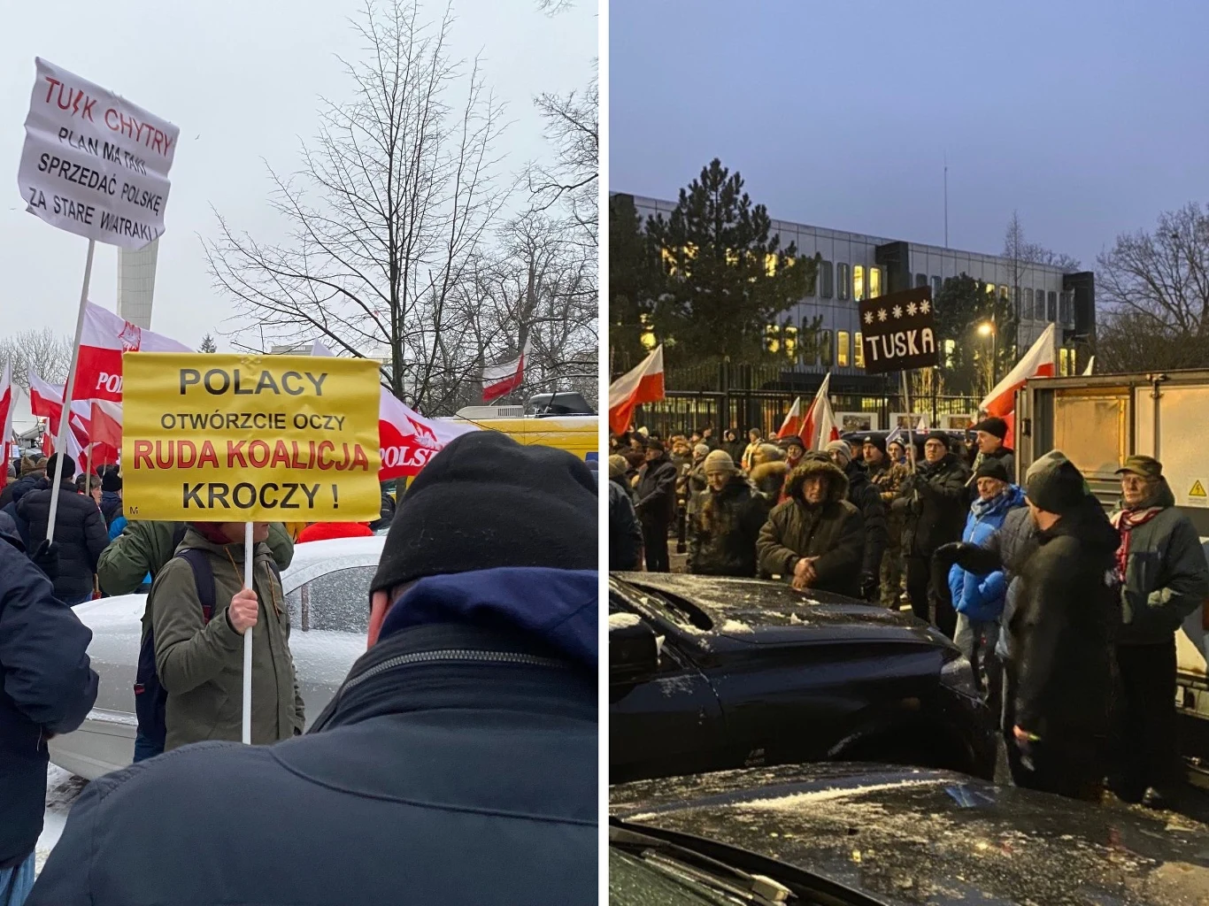 Na marszu było wiele różnorodnych, niekiedy wulgarnych, transparentów Na marszu było wiele różnorodnych, niekiedy wulgarnych, transparentów