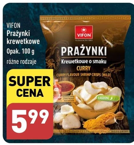 Vifon Prażynki krewetkowe łagodne 100 g