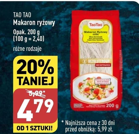 Tao Tao Makaron ryżowy nitki 200 g