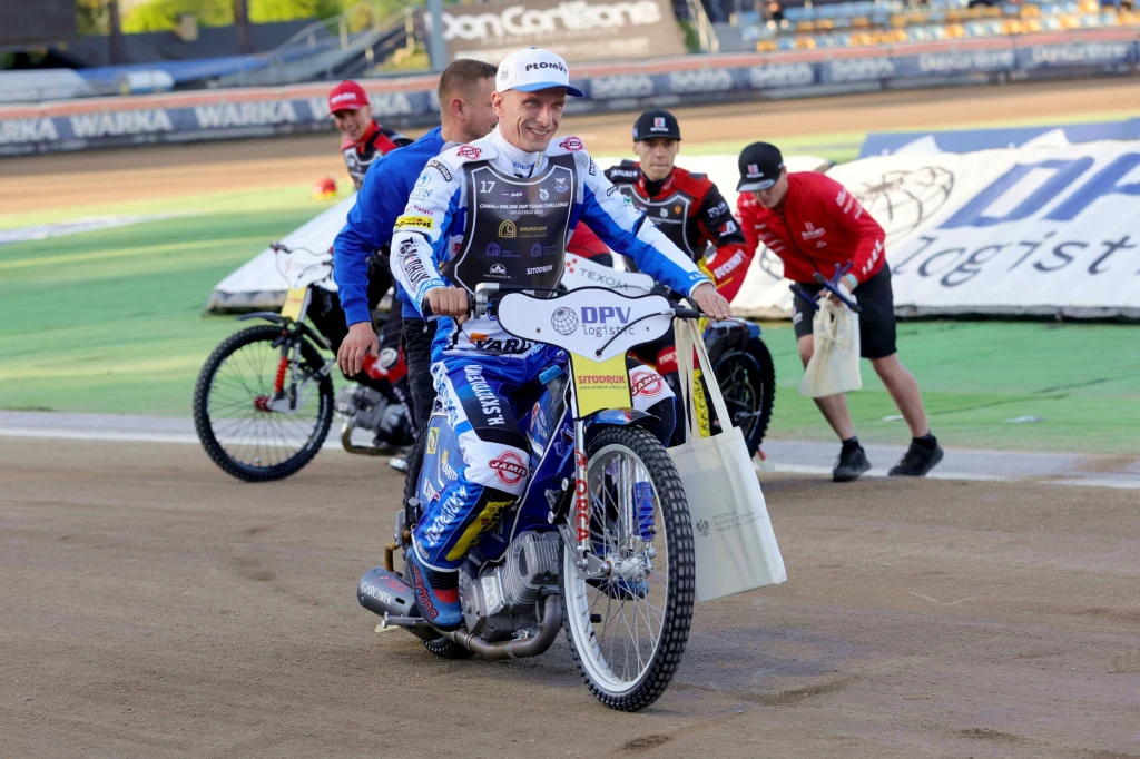 Tomasz Gapiński w IMP na żużlu.