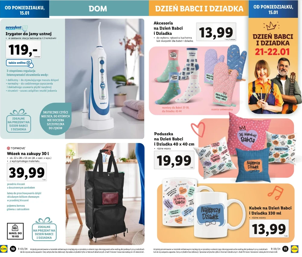 Prezenty na Dzień Babci i Dziadka w Lidlu! 