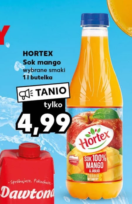 Hortex Sok 100 % mango & jabłko 1 l