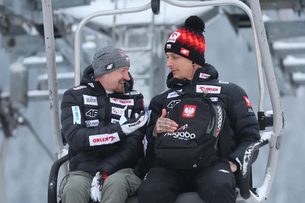 Thomas Thurnbichler i Adam Małysz